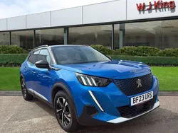 Blue Used 2023 Peugeot e-2008 GTi SUV | £14,795 (Fair price)