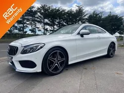 White Used 2016 Mercedes C220 AMG Line Premium Plus Coupe | £14,995 (Expensive)