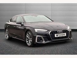 Black Used 2021 Audi A5 Sportback S-Line Hatchback | £24,350 (Fair price)