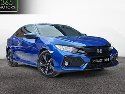 Blue Used 2018 Honda Civic SR Hatchback | £10,950 (Fair price)