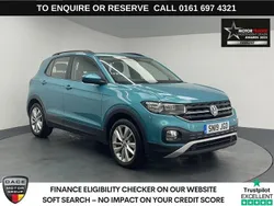 Turquoise Used 2019 VW T-Cross SE SUV | £12,770 (Fair price)