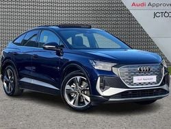 Blue Used 2025 Audi Q4 Sportback e-tron S-Line SUV | £43,000 (Fair price)