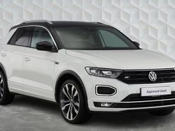 Pure white Used 2021 VW T-Roc R-line SUV | £23,100 (Fair price)