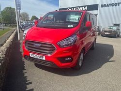 Red Used 2023 Ford Transit Custom Limited Van | £25,200 (A bit pricey)