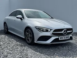 Silver Used 2020 Mercedes CLA200 AMG line Coupe | £19,495 (Fair price)