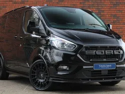 Black Used 2021 Ford Tourneo Custom Titanium MPV | £29,489 (Expensive)