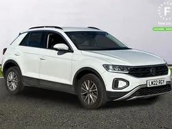 White Used 2022 VW T-Roc Life SUV | £17,599 (Fair price)