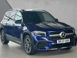Blue Used 2022 Mercedes GLB200 AMG Line Premium Plus SUV | £27,439 (Good price)