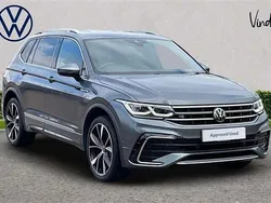 Grey Used 2022 VW Tiguan Allspace R-line SUV | £27,589 (Fair price)