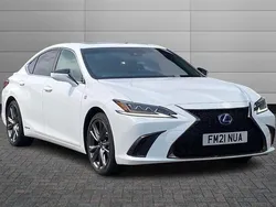 F sport white Used 2021 Lexus ES300H Sport Line Sedan | £28,541 (Fair price)