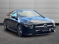 Black Used 2021 Mercedes CLA220 Shooting Brake AMG Line Premium Plus Estate | £21,990 (Fair price)