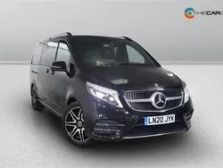 Black Used 2020 Mercedes V300 AMG line MPV | £52,975
