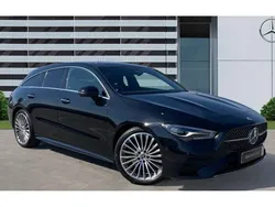 Black Used 2023 Mercedes CLA200 AMG Line Premium Estate | £27,429 (Fair price)