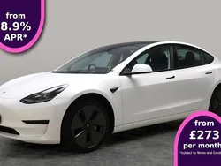 White Used 2021 Tesla Model 3 Standard Range Plus Sedan | £17,787 (Fair price)