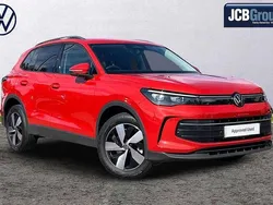 Red New 2025 VW Tiguan Match SUV | £37,990 (A bit pricey)
