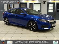 Blue Used 2018 Honda Civic EX Sedan | £14,270 (Fair price)