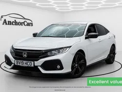 White Used 2019 Honda Civic Sport Hatchback | £11,994 (Fair price)