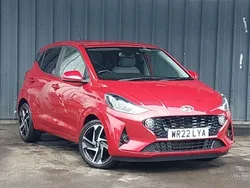 Red Used 2022 Hyundai i10 Premium Hatchback | £14,998 (Fair price)