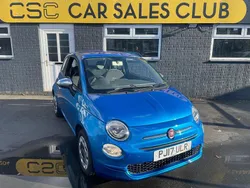 Blue Used 2017 Fiat 500 Mirror Hatchback | £4,995 (Fair price)