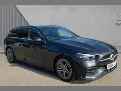 Grey Used 2024 Mercedes C200 AMG line Estate | £30,556 (Good price)