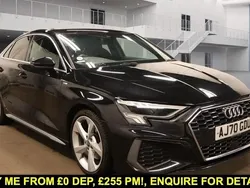 Black Used 2021 Audi A3 S-Line Sedan | £16,995 (A bit pricey)