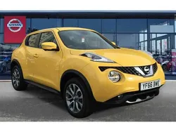 Yellow Used 2016 Nissan Juke Tekna+ SUV | £7,223 (Fair price)