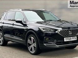 Deep black Used 2019 Seat Tarraco XCELLENCE Lux SUV | £20,045 (Fair price)