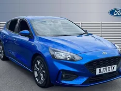 Blue Used 2021 Ford Focus ST-Line Hatchback | £14,550 (Good price)