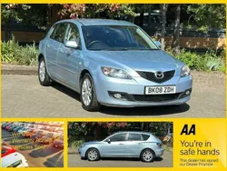 Blue Used 2008 Mazda 3 Hatchback | £2,495 (Fair price)