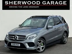Silver Used 2016 Mercedes GLE250 AMG line SUV | £19,490 (Fair price)