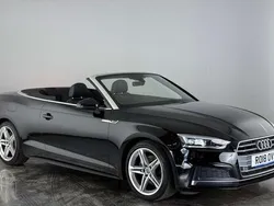 Black Used 2018 Audi A5 Cabriolet S-Line Cabriolet | £16,150 (Fair price)