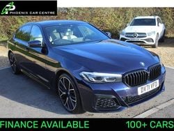 Tanzanite blue metallic Used 2021 BMW 530e M Sport Sedan | £24,495 (Expensive)