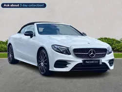 White Used 2021 Mercedes E400 AMG line Cabriolet | £36,999 (Fair price)
