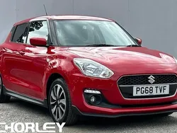 Red Used 2019 Suzuki Swift Hatchback | £9,051 (Fair price)