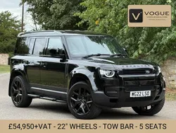 Black Used 2022 Land Rover Defender S SUV | £54,950 (Expensive)