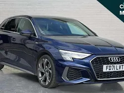 Blue Used 2022 Audi A3 S-Line Hatchback | £19,910 (Fair price)