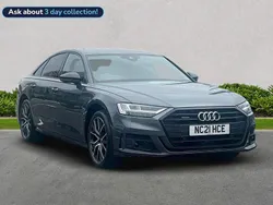 Grey Used 2021 Audi A8 Black Edition Sedan | £31,780 (Good price)