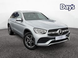 Silver Used 2022 Mercedes GLC300e AMG line Estate | £22,604 (Fair price)