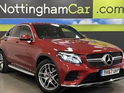 Red Used 2017 Mercedes GLC220 AMG line Coupe | £19,595 (Good price)