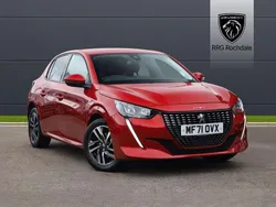 Red Used 2021 Peugeot 208 Allure Premium Hatchback | £13,295 (Fair price)
