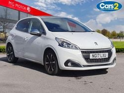 White Used 2017 Peugeot 208 Allure Premium Hatchback | £7,490 (Fair price)
