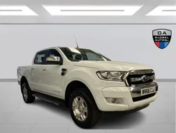White Used 2016 Ford Ranger Limited Pickup | £12,990 (Fair price)