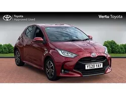 Red Used 2020 Toyota Yaris Hybrid Design Hatchback | £14,497 (Fair price)