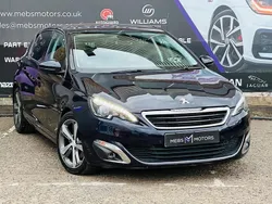 Blue Used 2015 Peugeot 308 Allure Hatchback | £6,200 (Fair price)