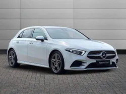 White Used 2021 Mercedes A220 AMG line Hatchback | £20,990 (Fair price)