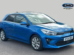 Azure blue Used 2021 Kia Rio 3 Hatchback | £15,995 (Fair price)