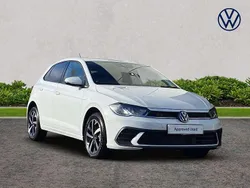 White New 2025 VW Polo Match Hatchback | £20,770 (Fair price)