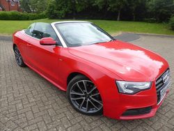 Red Used 2013 Audi A5 Cabriolet S-Line Cabriolet | £6,695 (Good price)