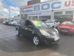Black Used 2009 Nissan Note Tekna MPV | £4,295 (Expensive)
