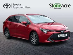 Red Used 2022 Toyota Corolla Design Estate | £19,600 (Fair price)